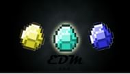 Some of the many diamond colors of this mod (Image via CurseForge)